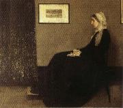 James Abbott McNeil Whistler, Arrangement in Gray and Black: Portrait of the Artist's Mother